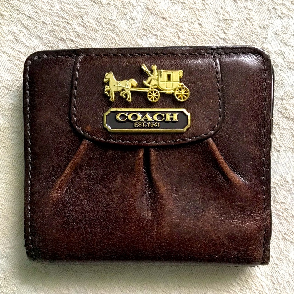 Brown Leather Wallet | Coach